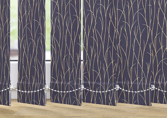 Kindling, Royal Blue - Vertical Blind - Image 4